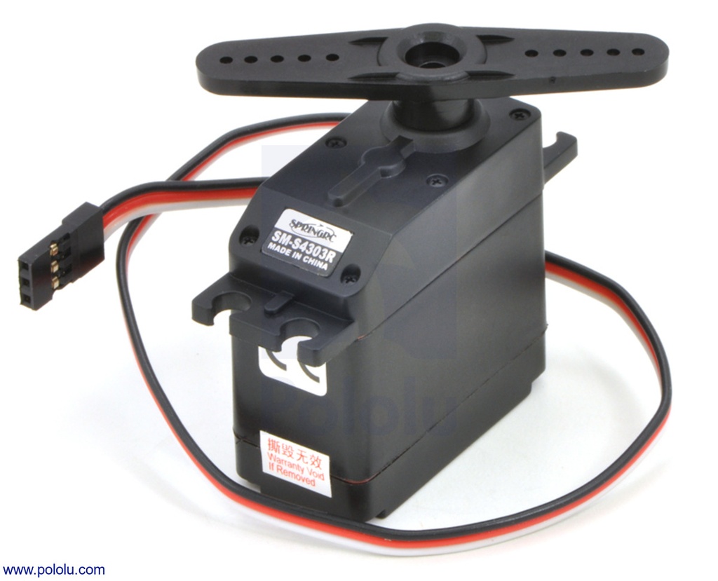 Servo Motor SM-S4303R, Rotación 360 Grados