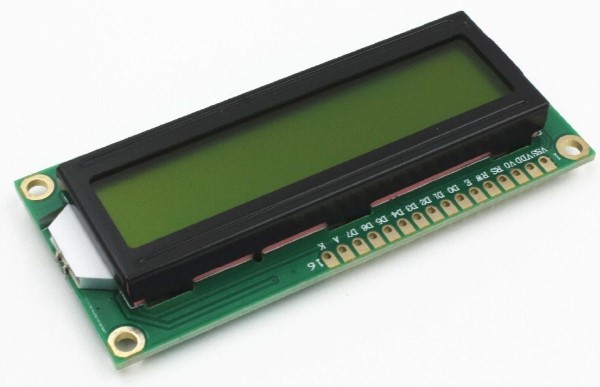Display LCD 16x2, Verde