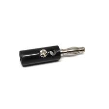 Plug Banana 4mm (Negro)