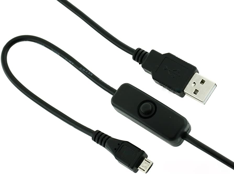Cable USB, raspberry