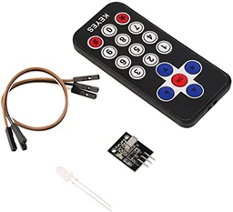 [LE022] Kit: Sensor IR HX1838 + Control Inalámbrico