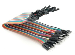 [LE066] Cable Dupont Macho-Hembra, 20 uds de 20cm, Jumper